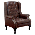 Brown Wing Chair P757