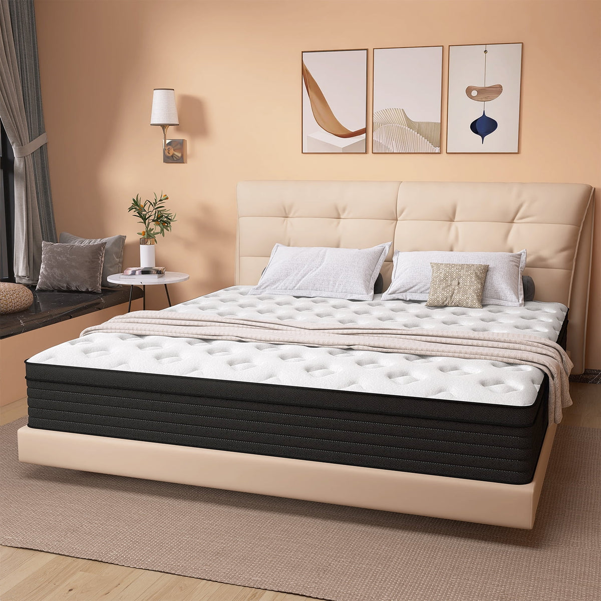 14 inch Hybrid Gel Memory Foam Pocket Spring Twin Mattress P4870