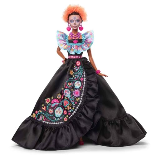 2024 Día De Muertos Collectible Doll in Black Dress R3288