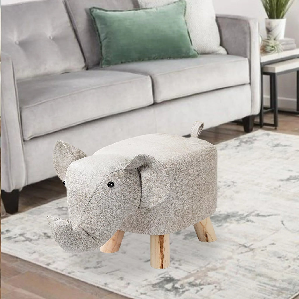 Kids Stool Sofa with Wooden Legs W290849