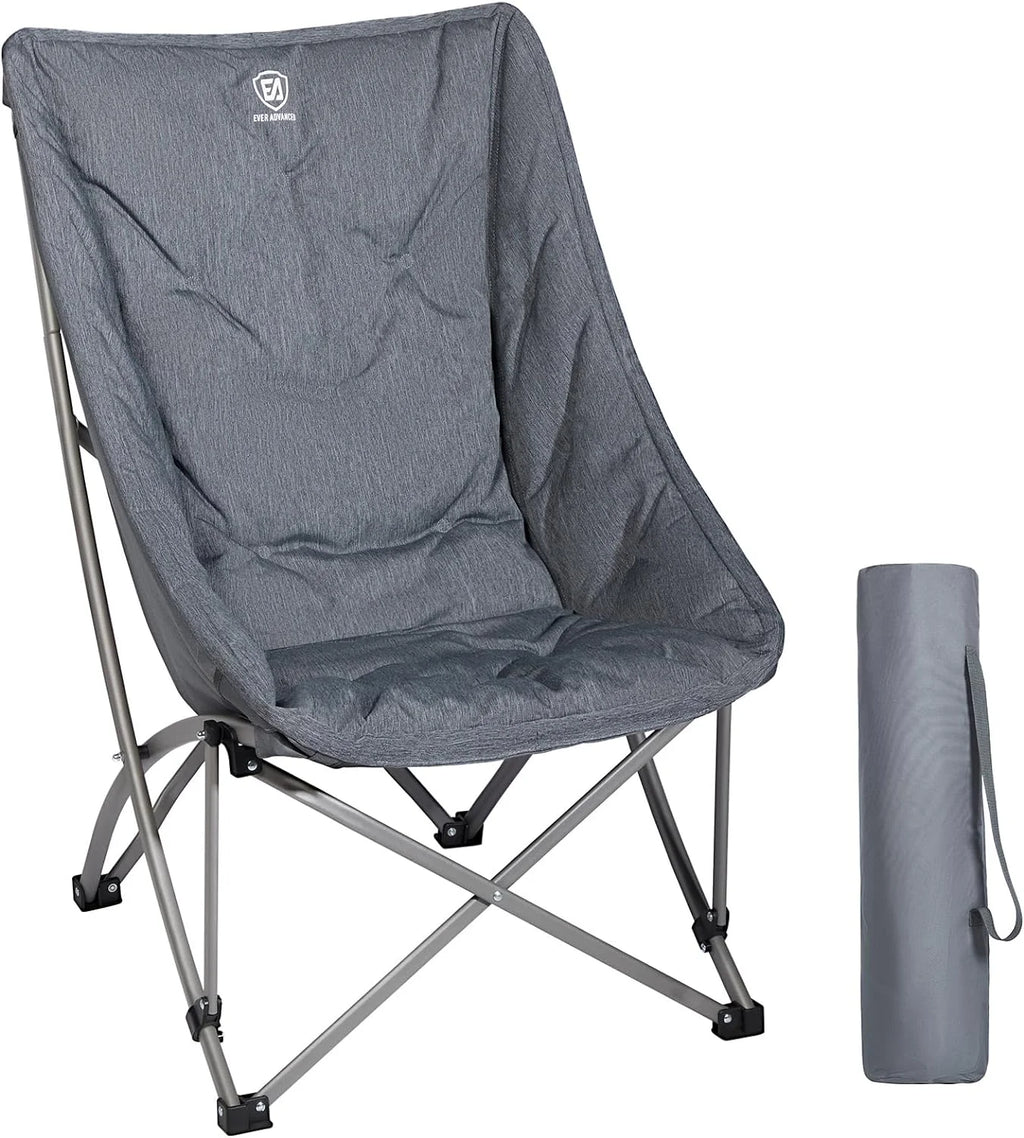 Folding Camping Chairs with High Back, 250LBS U844