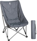Folding Camping Chairs with High Back, 250LBS U844