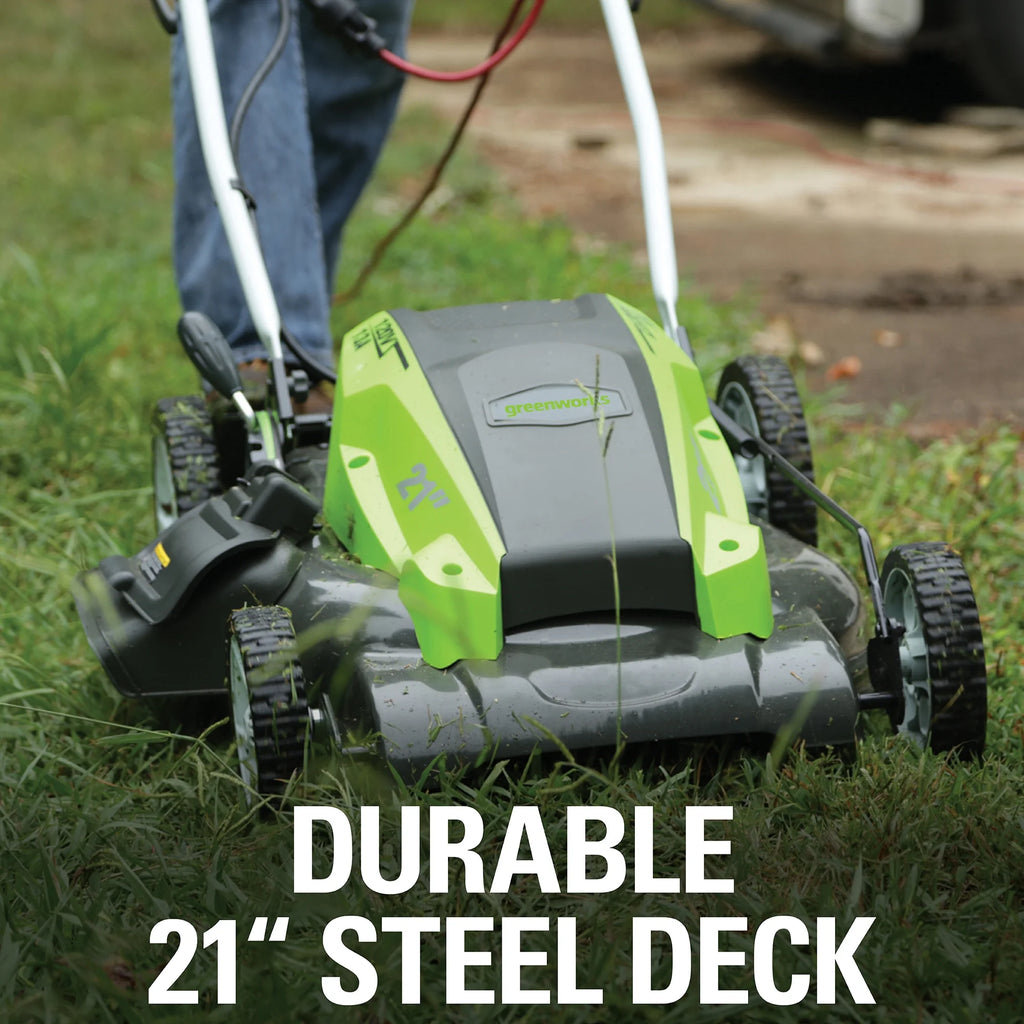 21 Amp Corded Electric Walk-Behind Push Lawn Mower R187983