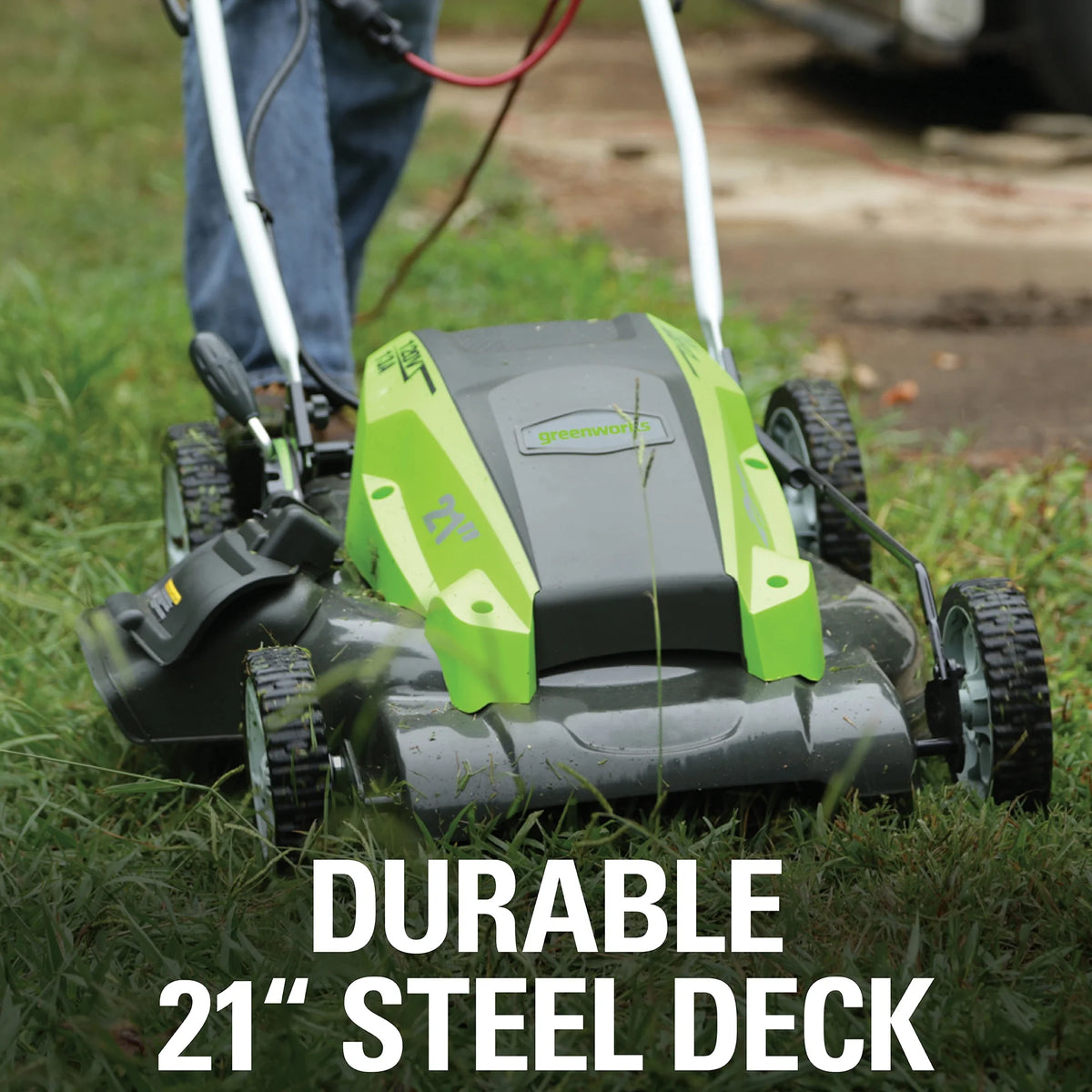 21 Amp Corded Electric Walk-Behind Push Lawn Mower R187983