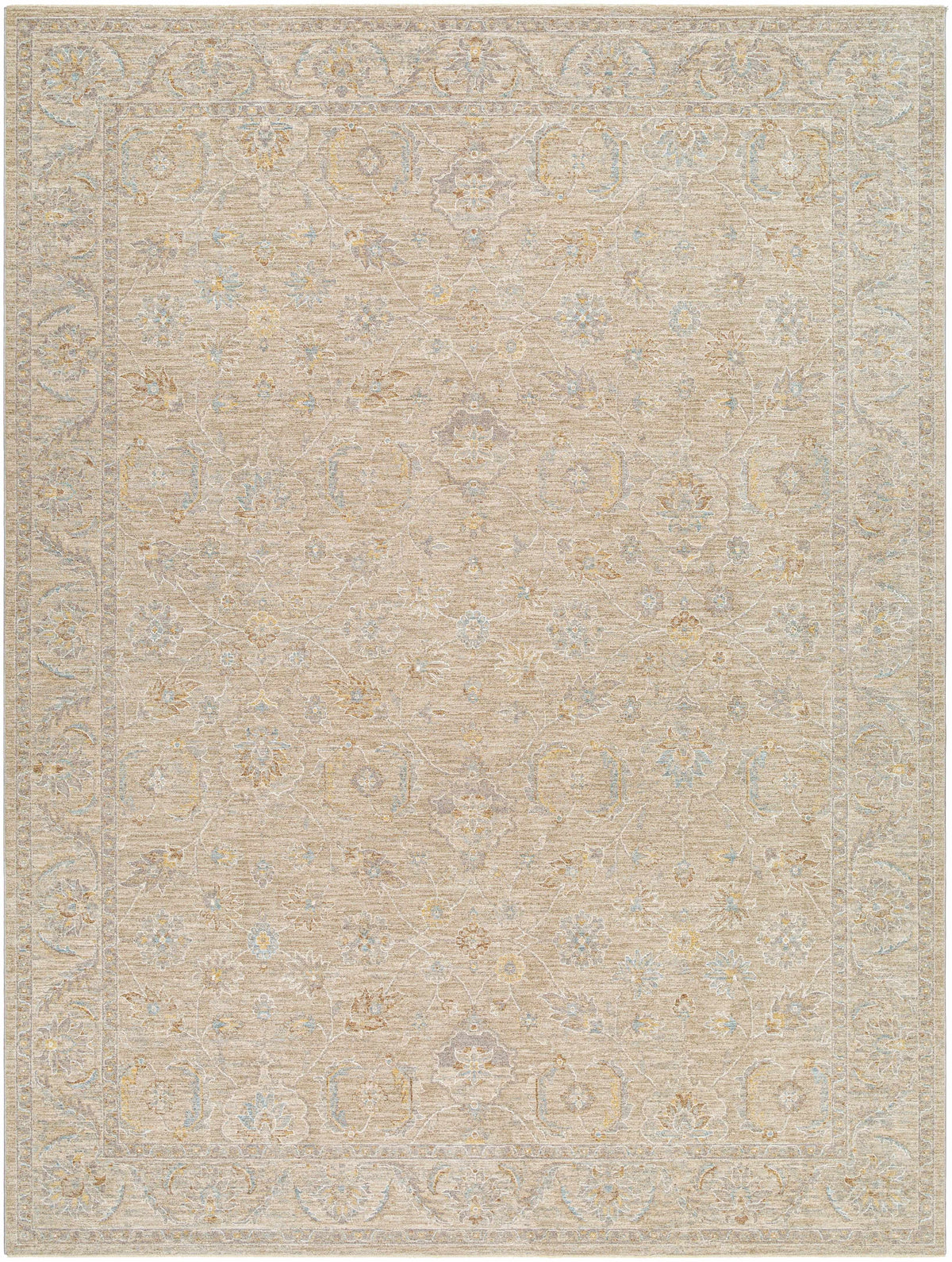 Brown Gray 10' x 14' Area Rug J613713
