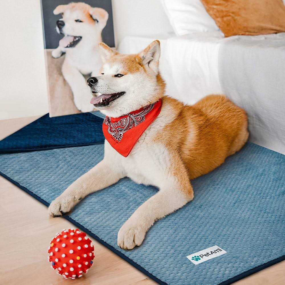 Sherpa Fleece Waterproof Waffle Cat & Dog Blanket H398805