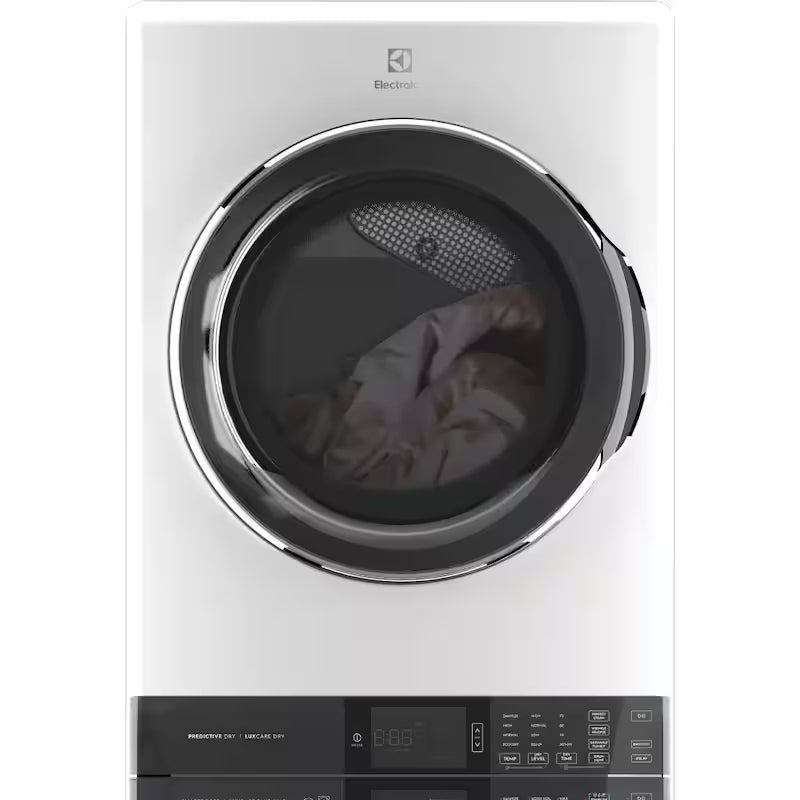 4.5 cu. ft. Washer and 8.0 cu. ft. Electric Dryer Laundry Tower in White L237