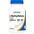 Methyl Folate 1000mcg 120 Vegan Capsules Non-GMO Supplement U7410