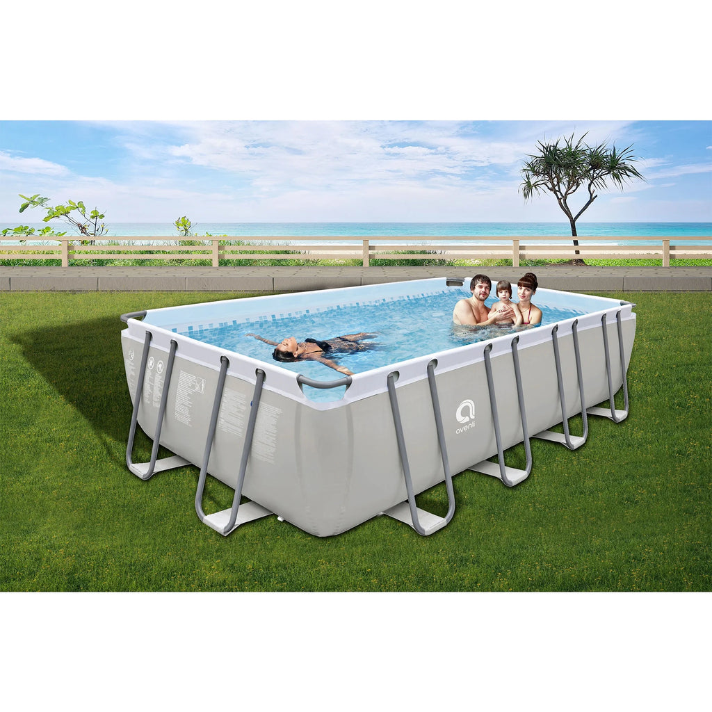 18 x 10 Foot Steel Frame Swimming Pool Y830