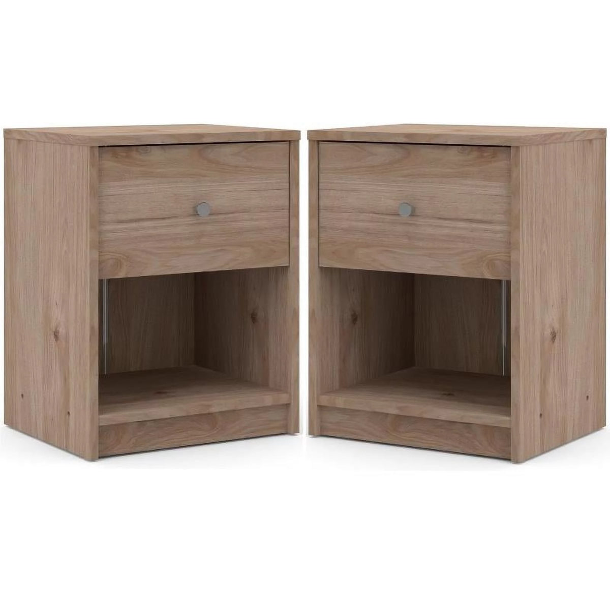 2 Piece 1 Drawer Nightstand Set G244388