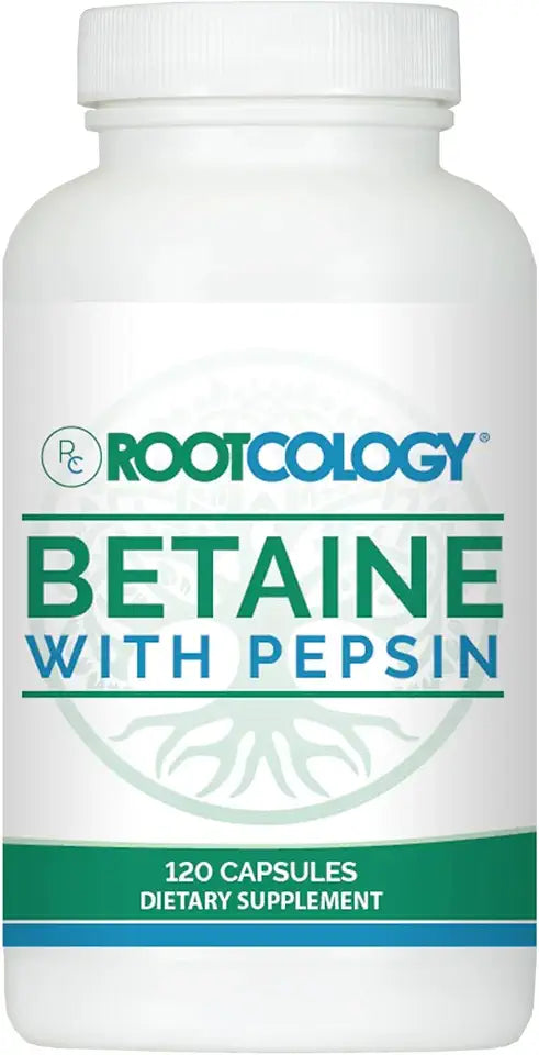 Betaine with Pepsin 750mg 120 Capsules C390895