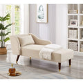 Modern Upholstered Chaise Lounge with Removable Pillow Q332088