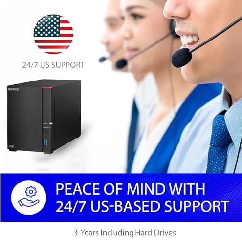 2-Bay NAS 4TB with Hard Drives Included J91068