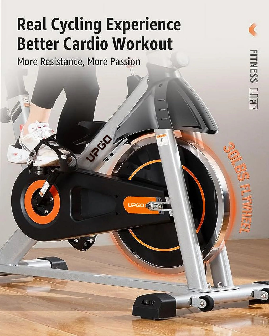 Indoor Cycling Bike with Ipad Mount J75633