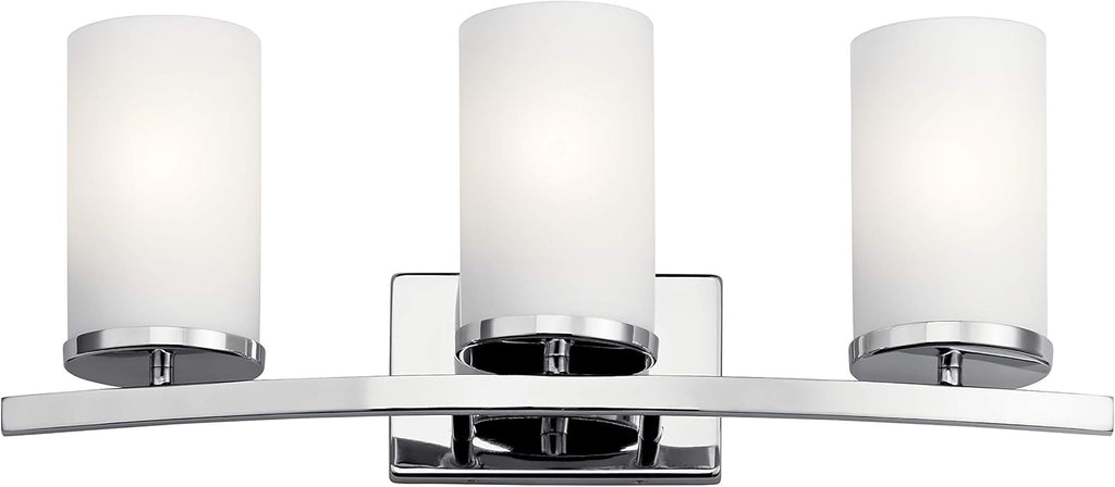 3 Light Chrome Vanity Light F61534