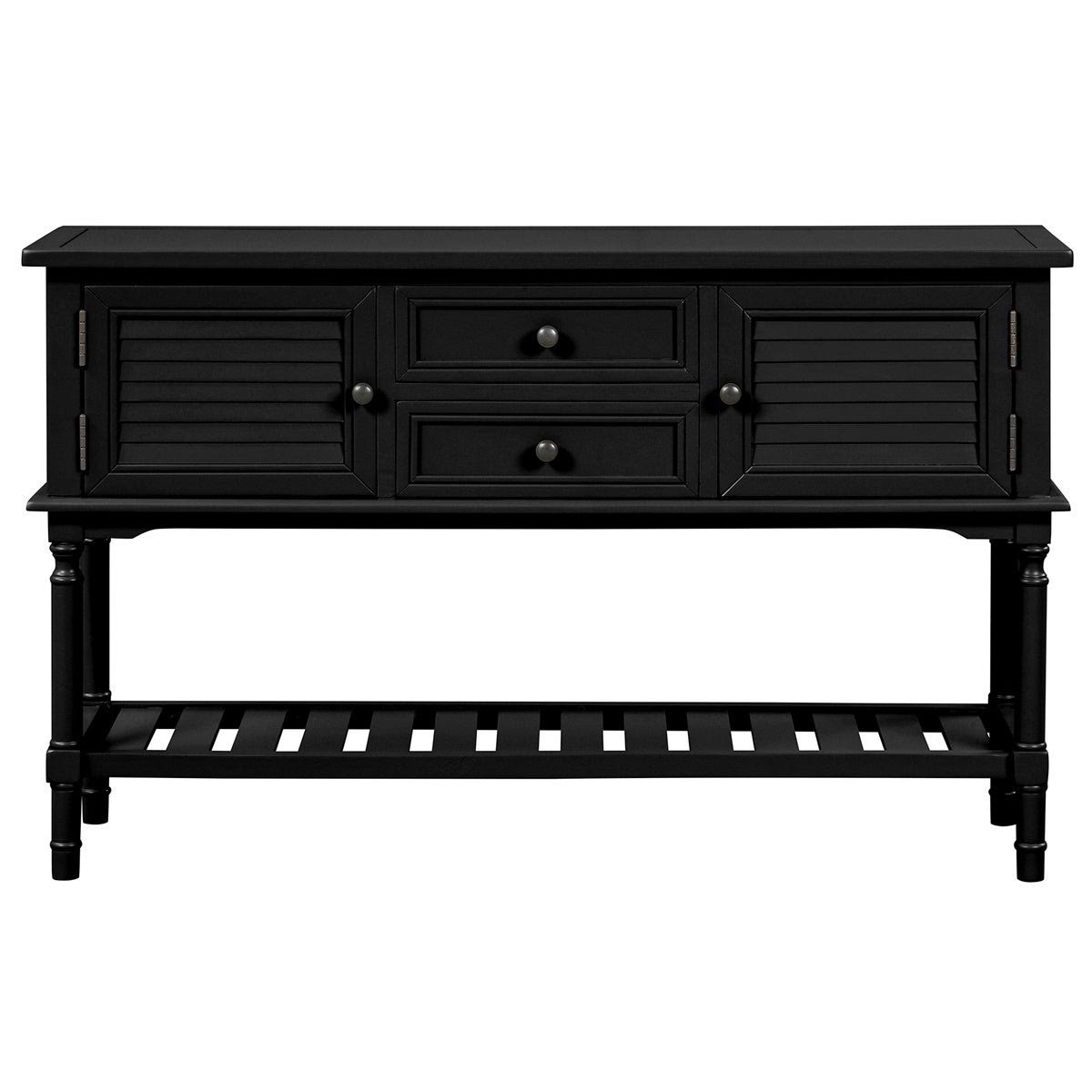Navy Blue Console Table with 2 Drawers S79488
