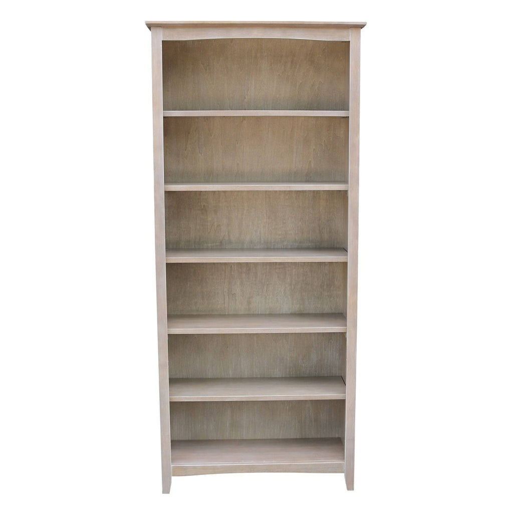 Washed Gray Taupe Bookcase L555