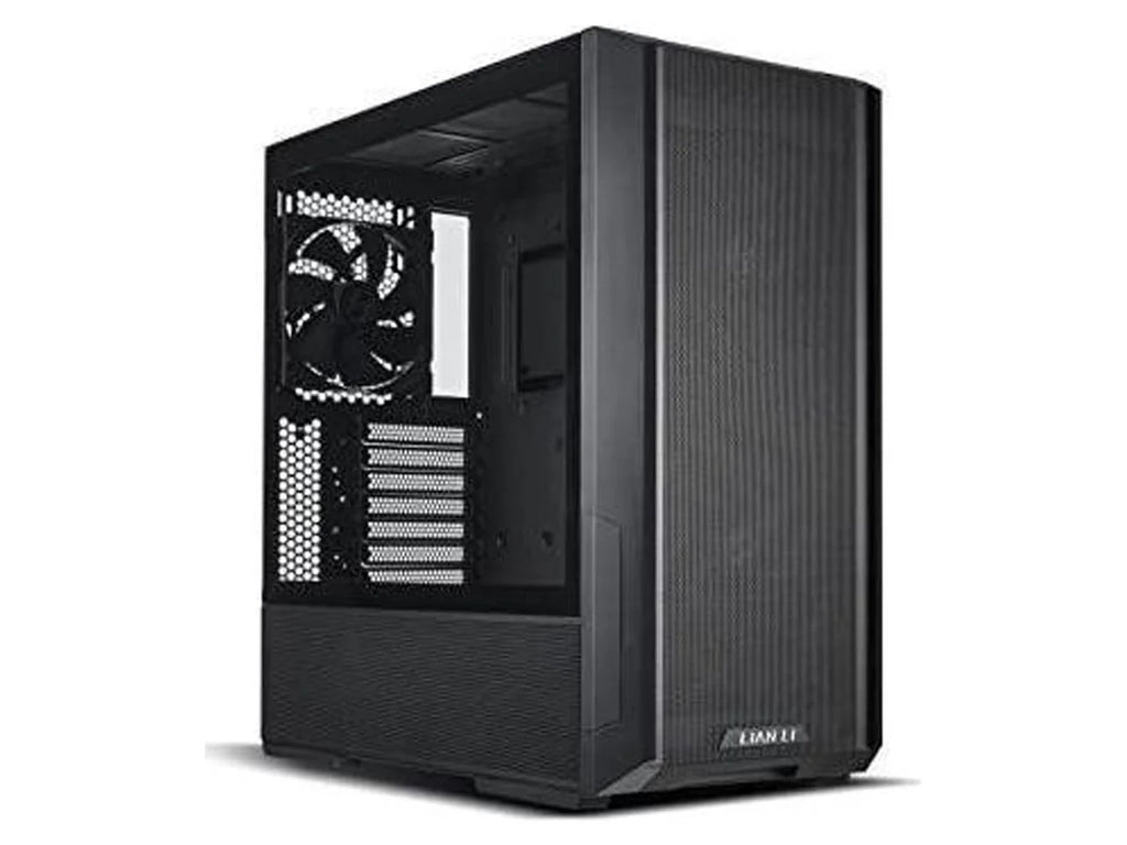 Black Steel Tempered Glass ATX Mid Tower Computer Case E743105