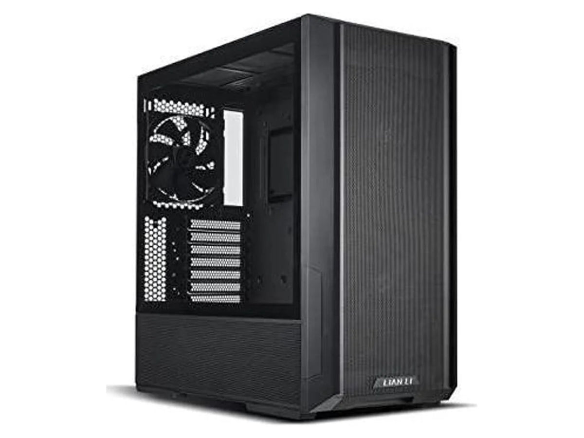 Black Steel Tempered Glass ATX Mid Tower Computer Case E743105