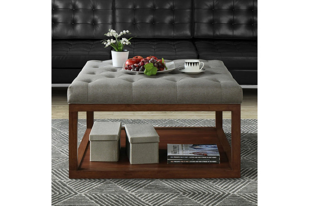 Mid-Century Modern Cocktail Ottoman D55437