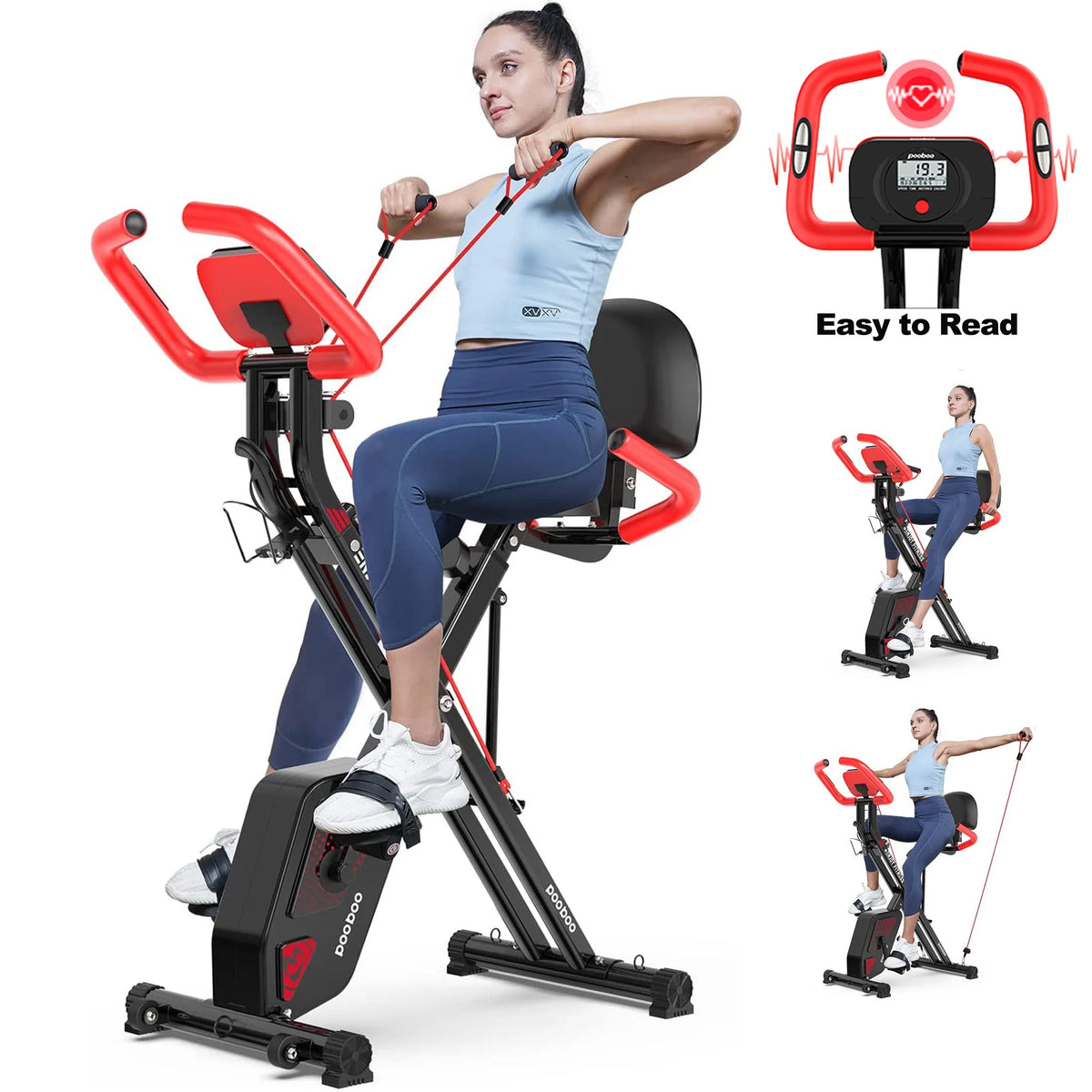 4in1 Folding Exercise Bike O661247