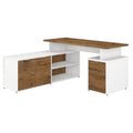 60W L Shaped Desk with Drawers I331