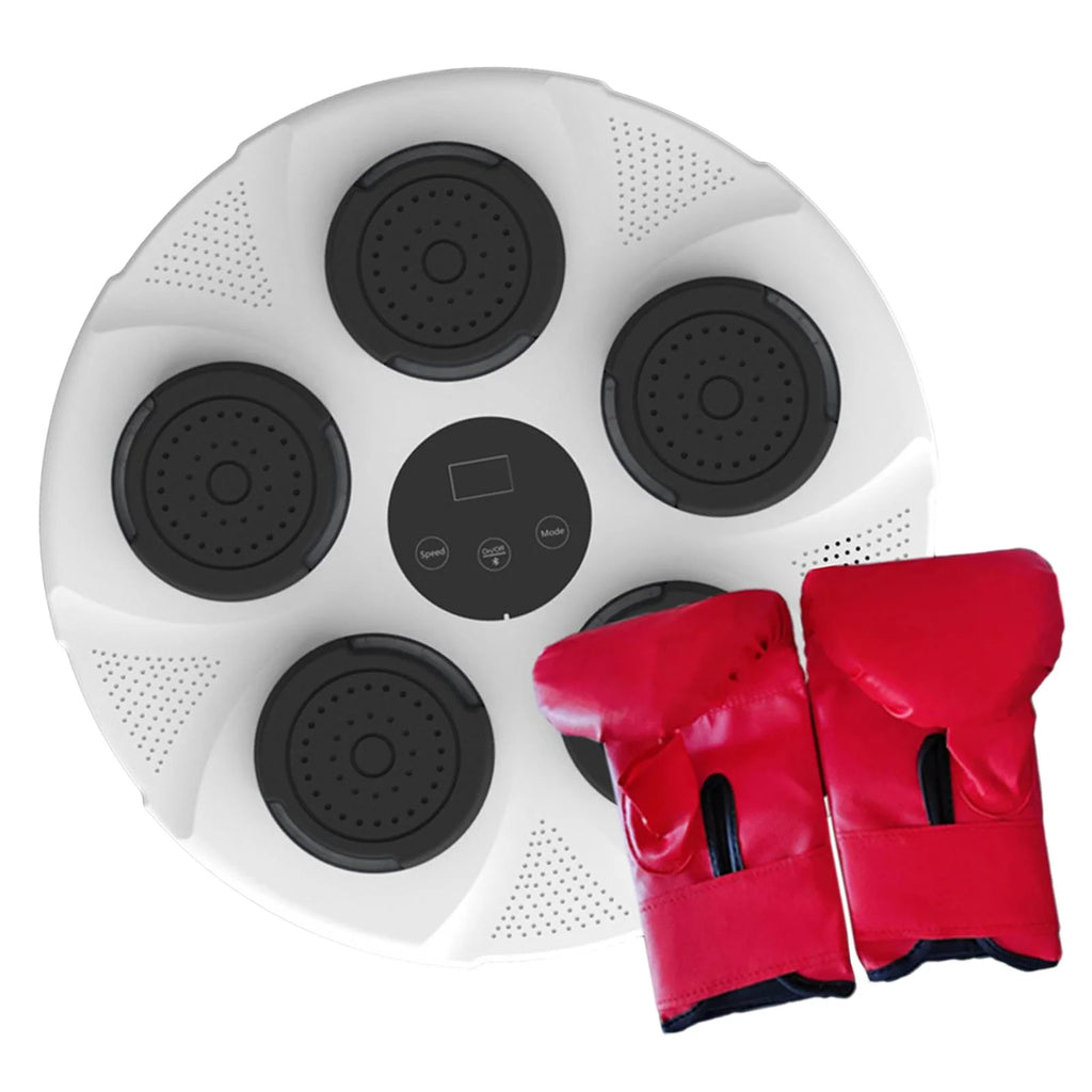 Music Boxing Machine Wall Target RGB Light Boxing Trainer White Q507