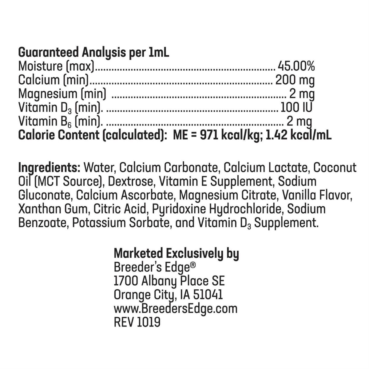 Oral Calcium Supplement L1407