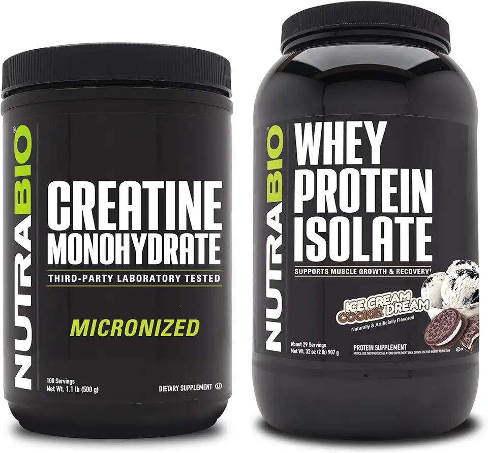 Unflavored Creatine Monohydrate and Whey Protein Isolate 500g Q861891