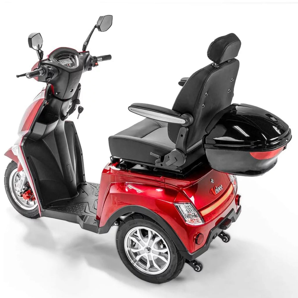 3 Wheel Mobility Scooter 300 lb. Weight Capacity Red L2545