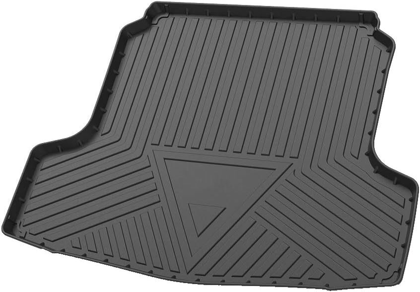 Black Heavy Duty Rubber Cargo Liner Trunk Mat J739368