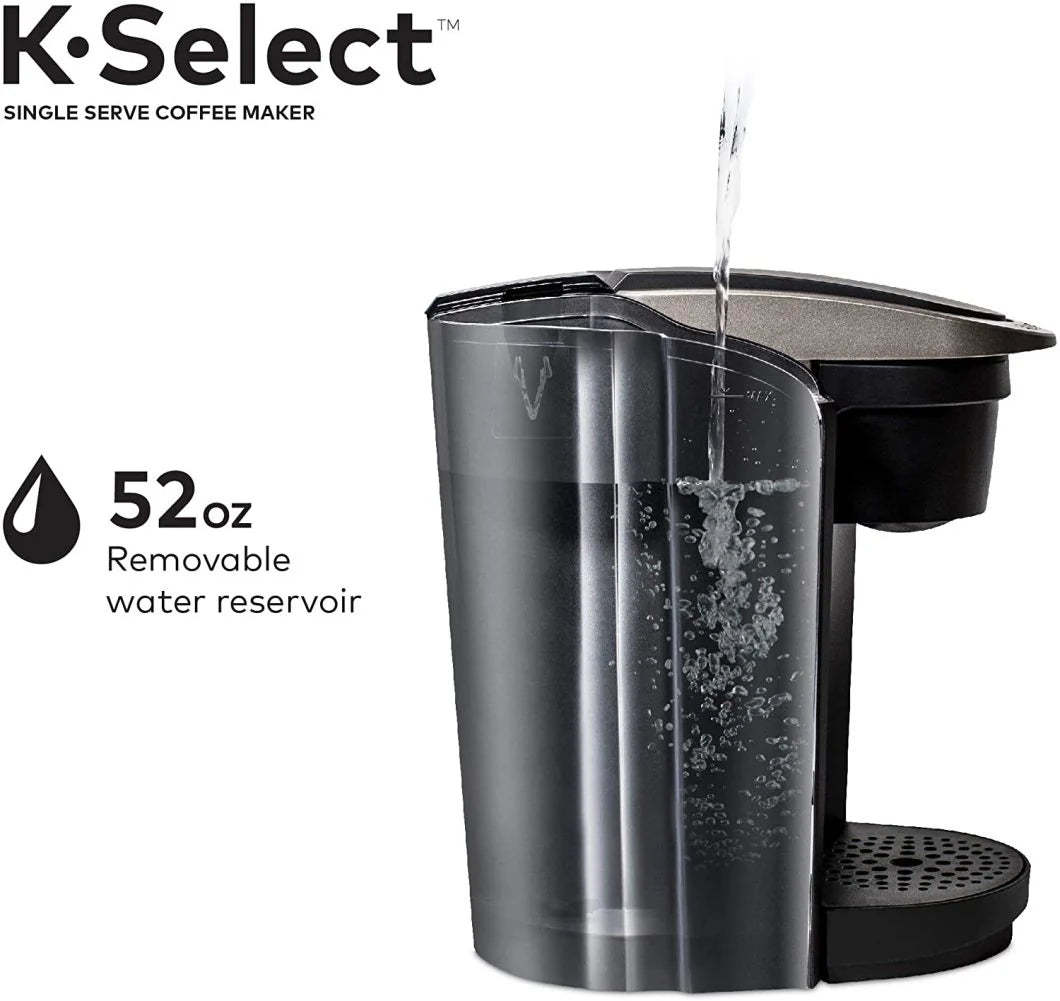 Single Serve K-Cup Pod Coffee Maker, Matte Black C271726