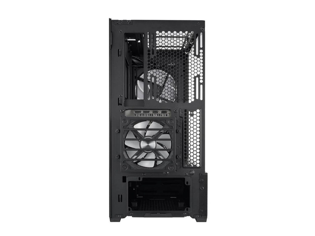 Black Steel Tempered Glass ATX Mid Tower Computer Case E743105