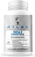 Menhaden Fish Oil 2400mg 120 Softgels Q186
