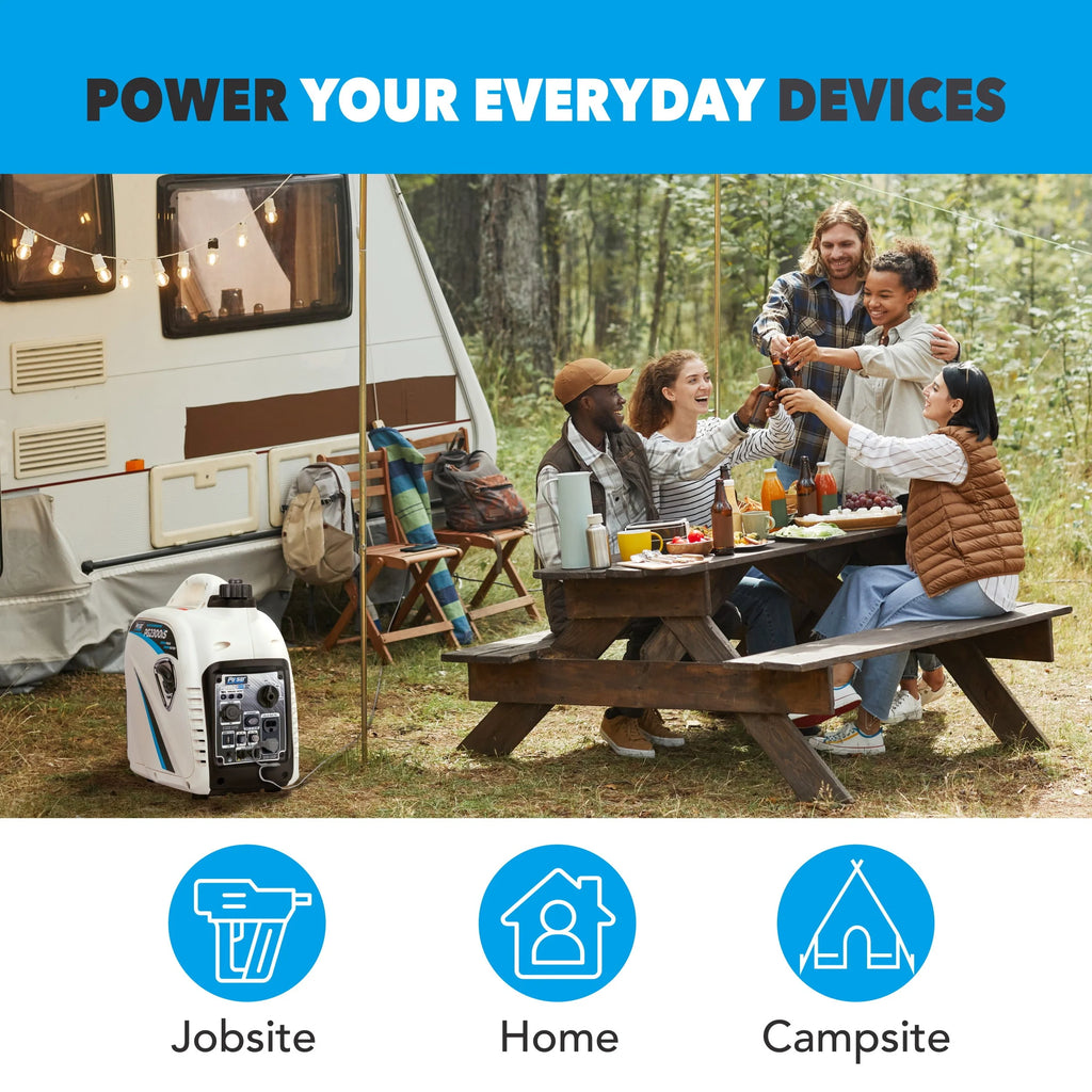 2300-Watt Super Quiet Gas Powered Inverter Generator N73669