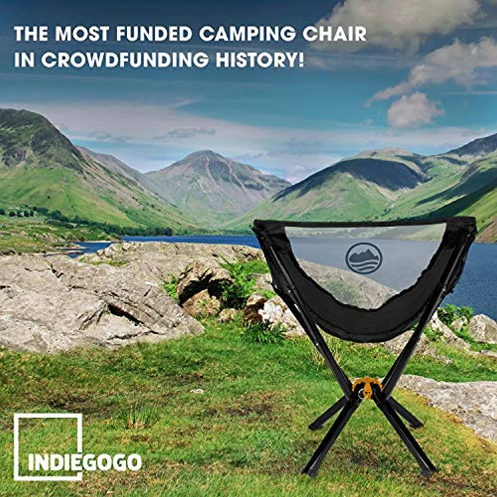 Portable Collapsible Camping Chair Supports 300 Lbs Z5351