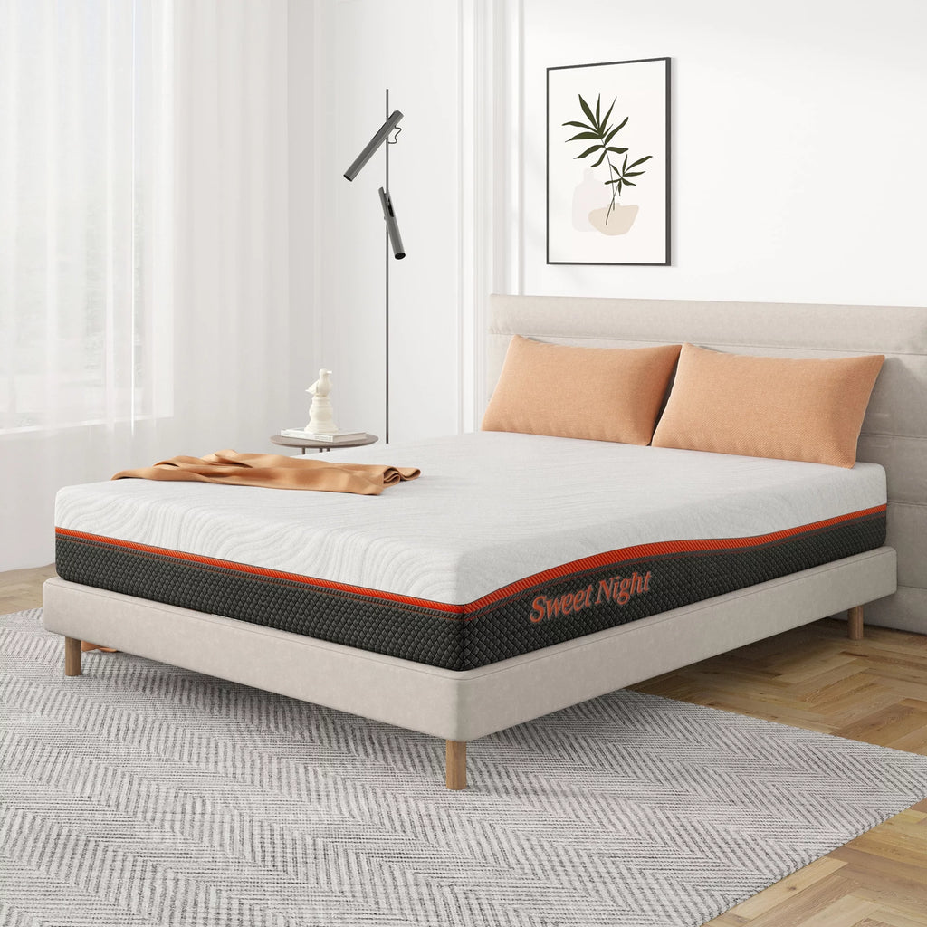Twin Size Gel Memory Foam Pocket Spring Hybrid Mattress W1714