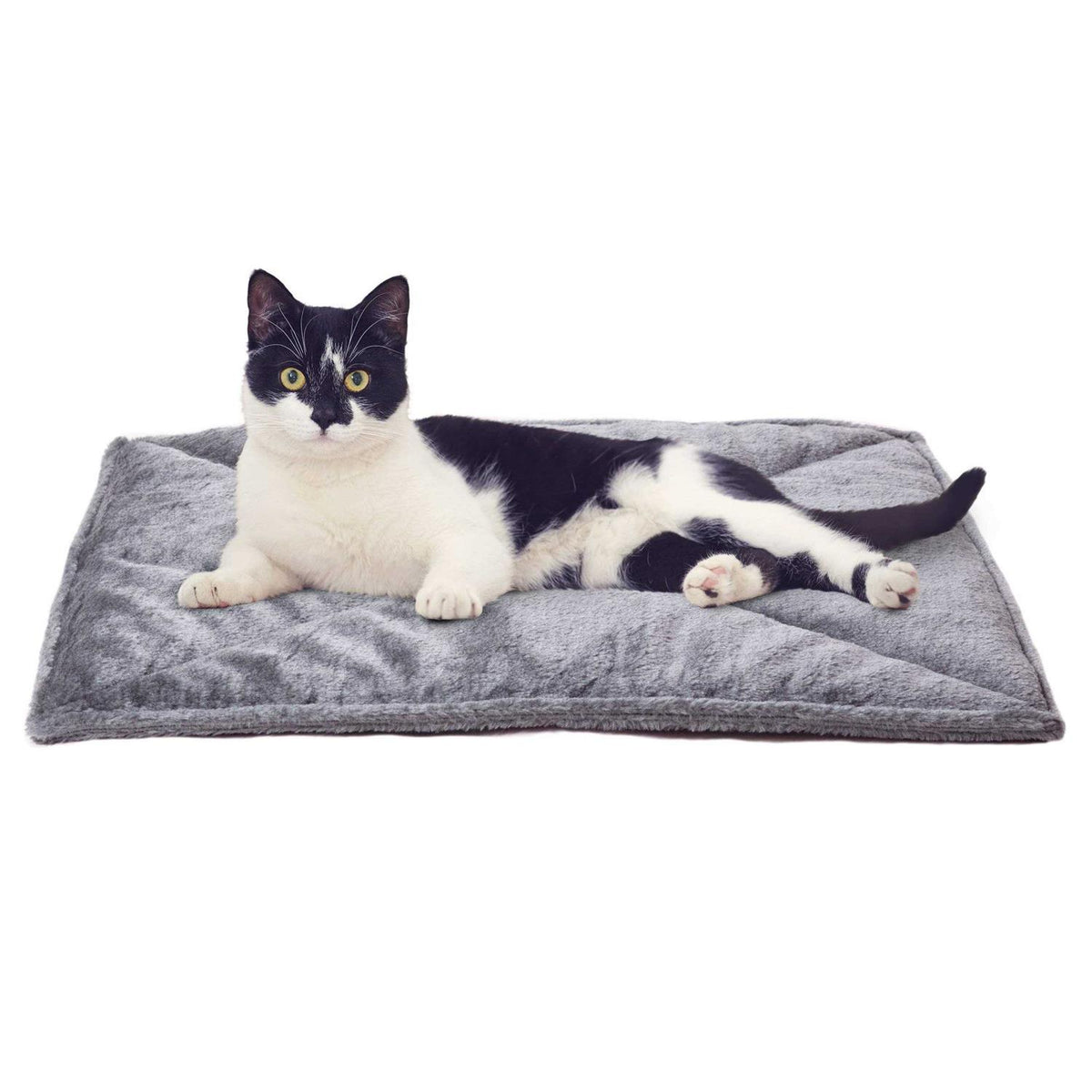 Faux Fur Self-Warming Pet Bed Mat J631060