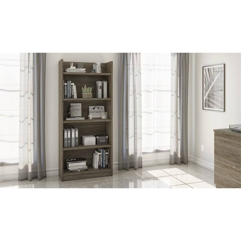 30x22 Walnut Gray Standard Bookcase G710455