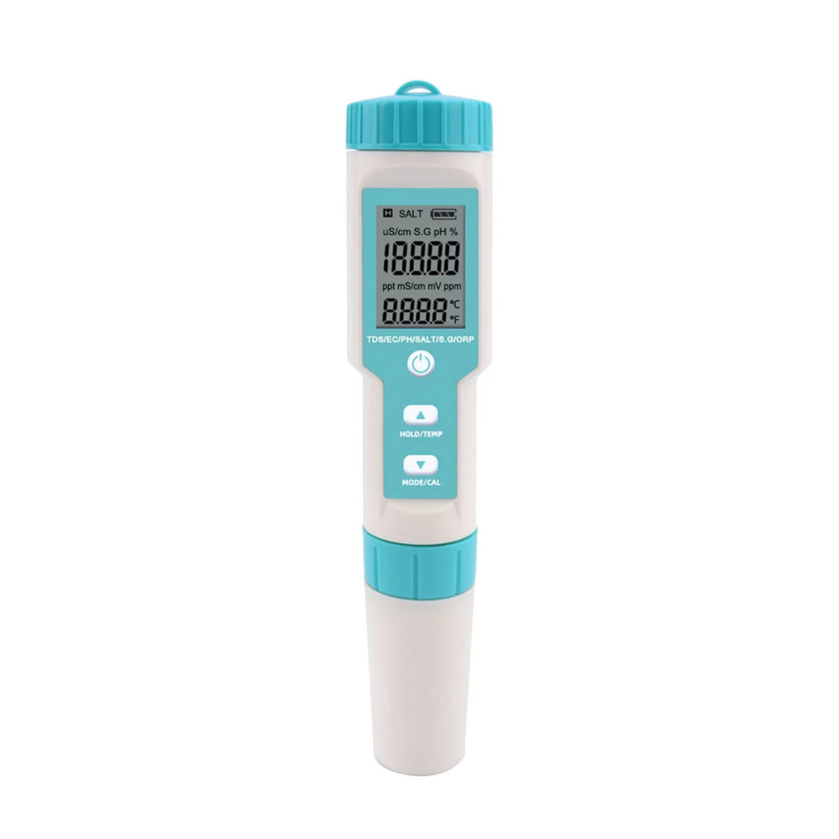 Salinity Monitor, 7 In 1 Pocket Water Quality Tester E76894