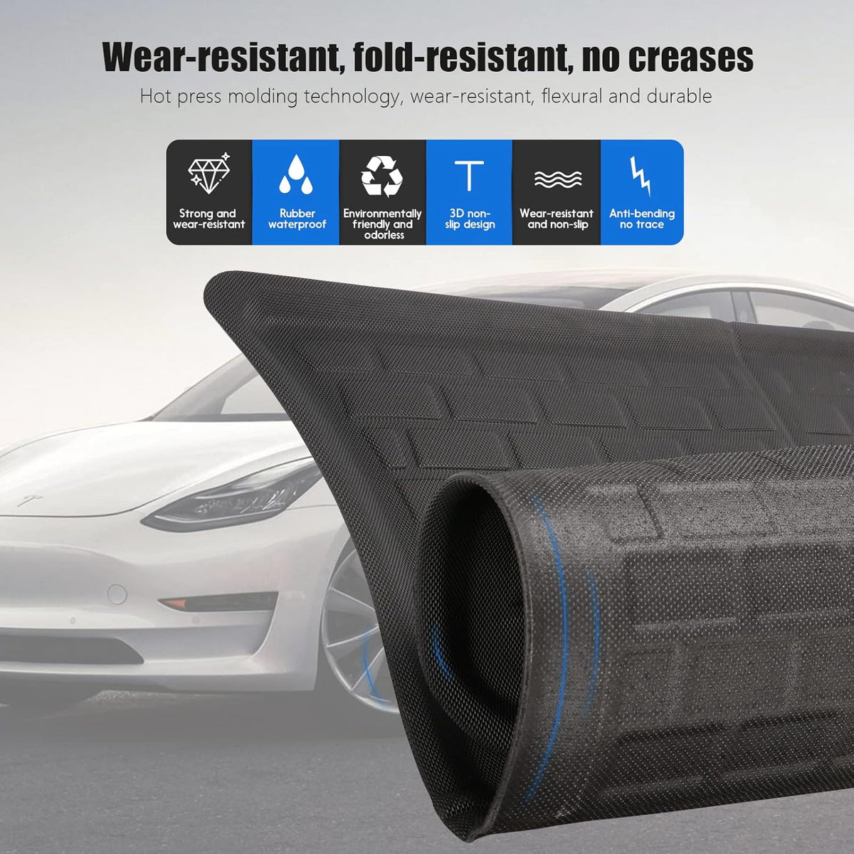 Model Y All Weather 3D TPR Floor Mats D22586