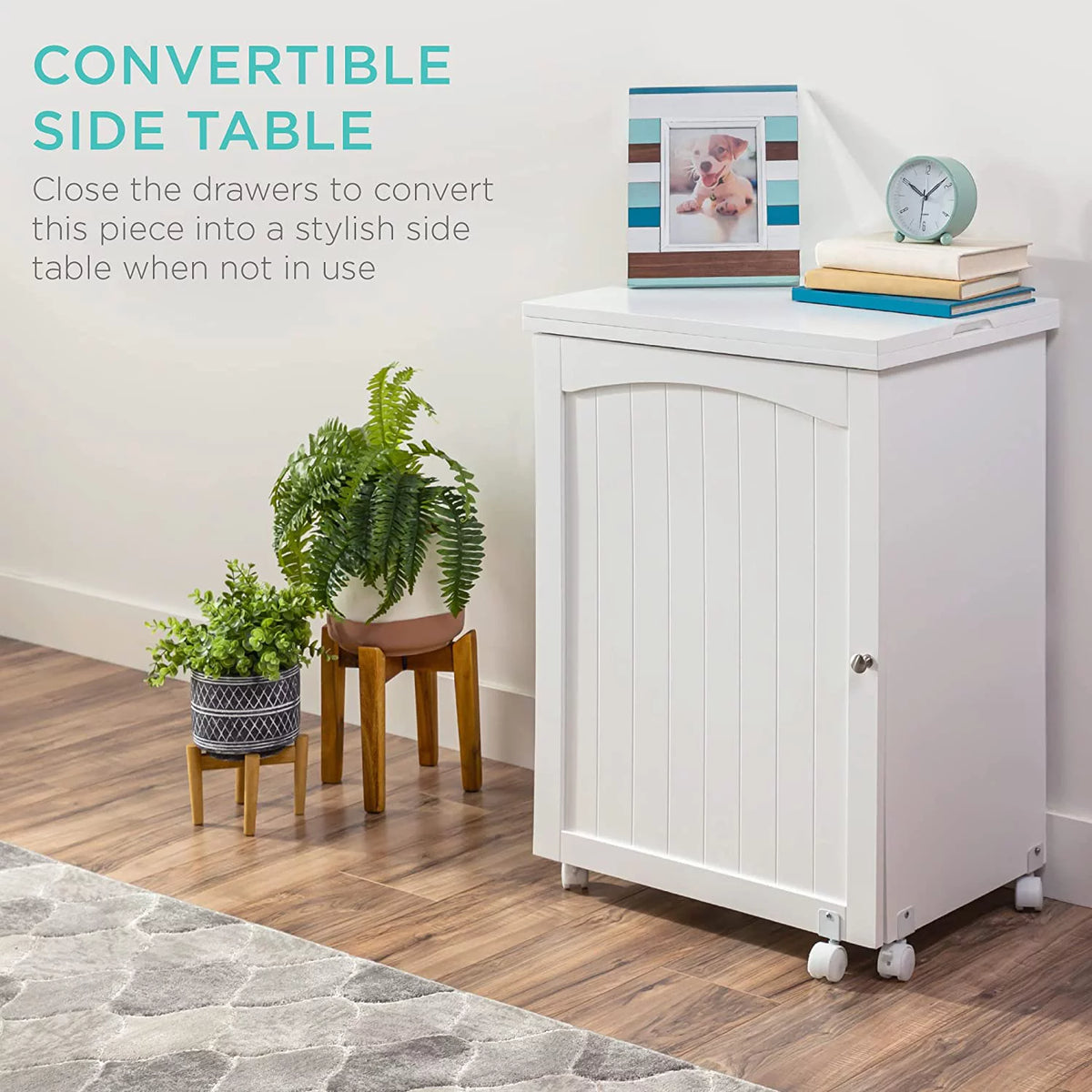 Folding Sewing Table White Y3871