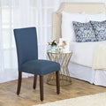 Blue Fabric Dining Chair Q882