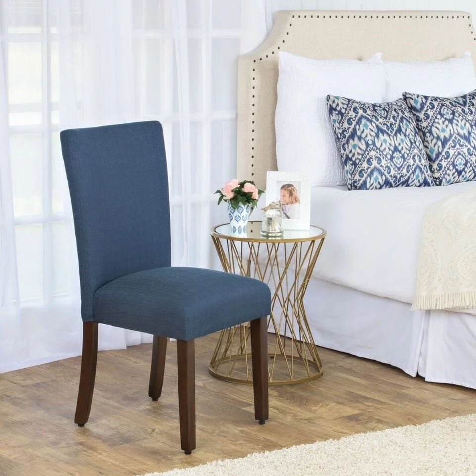Blue Fabric Dining Chair Q882