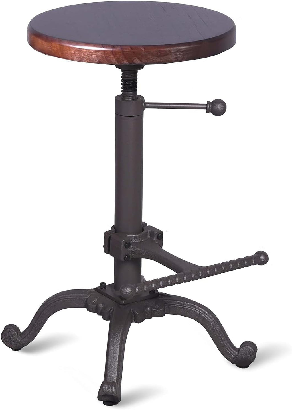 Rustic Swivel Adjustable 22-26 Bar Stool U2245