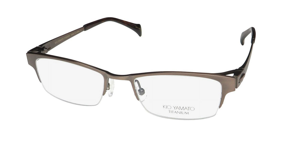 Titanium Half-Rim Eyeglass Frame E6313