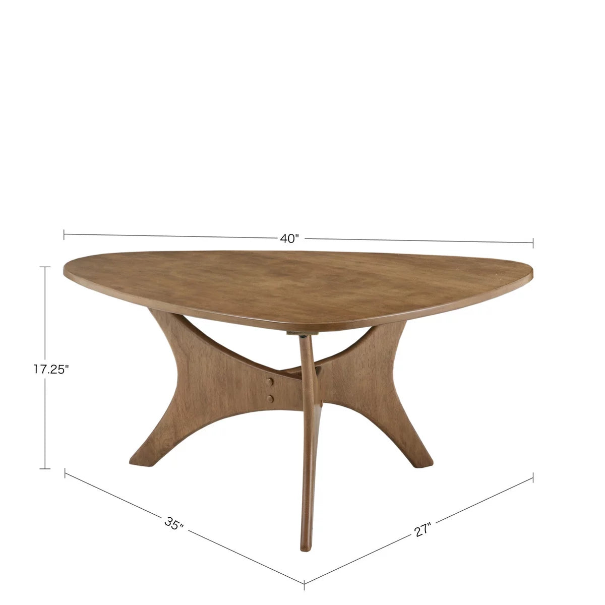 Wood Triangle Coffee Table J29996