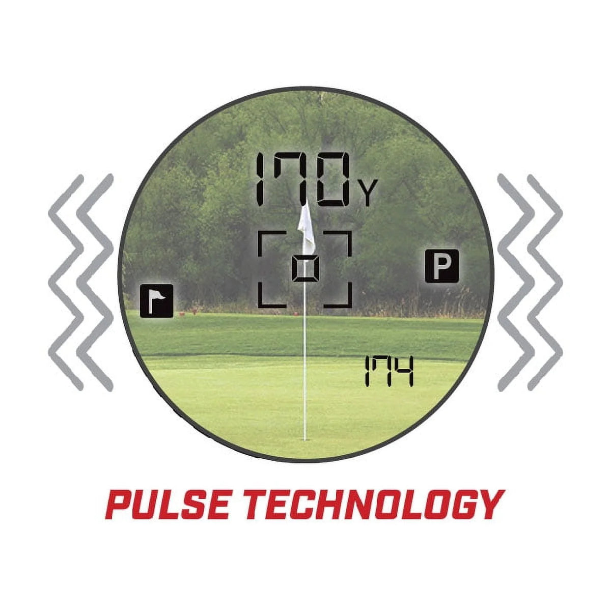 Golf Laser Rangefinder with Pulse Confirmation F8098