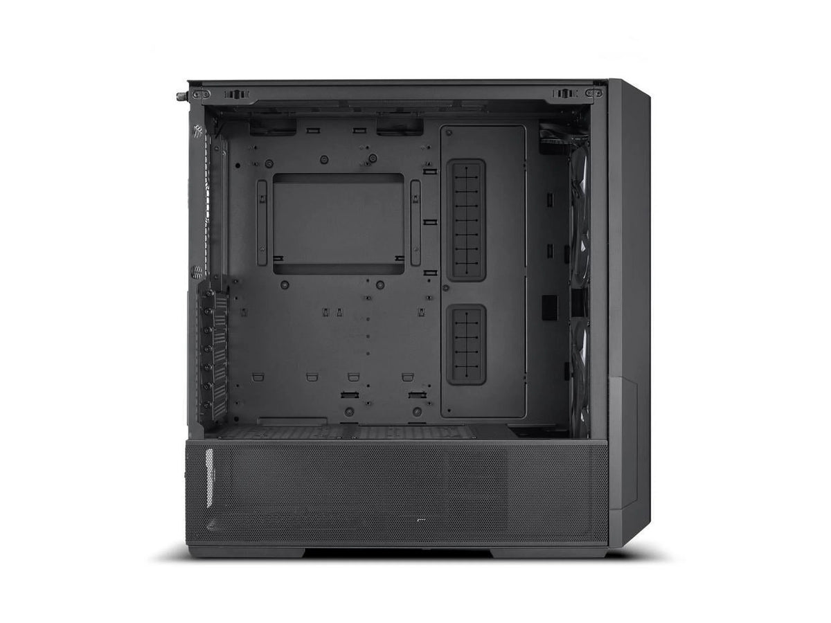 Black Steel Tempered Glass ATX Mid Tower Computer Case E743105