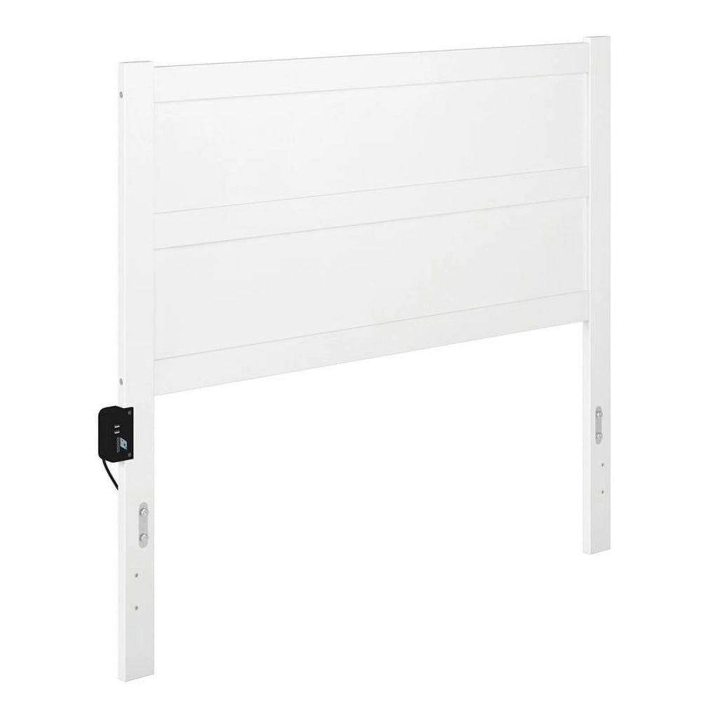 White Wood Full Headboard N60506